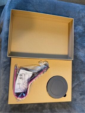 Pink and Black Flexible Gooseneck Dyson hair dryer holder